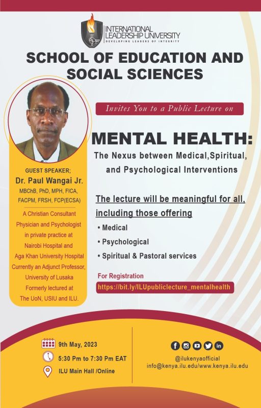 Public Lecture on Mental Health