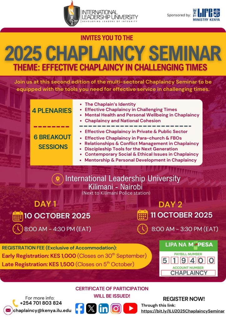 2025 Chaplaincy Seminar