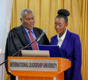 Midwinter Nyambura-President, ILU Student Council